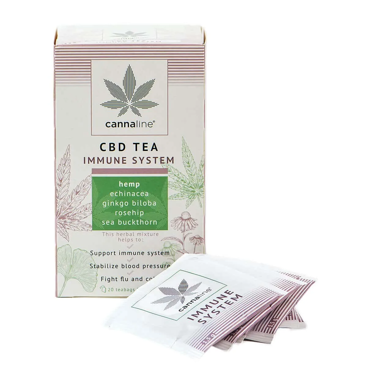 Imunita CBD čaj cannaline