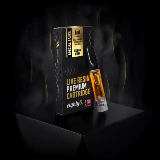 Banana Runtz LIVE RESIN terpény, CARTRIDGE eighty8 1ml