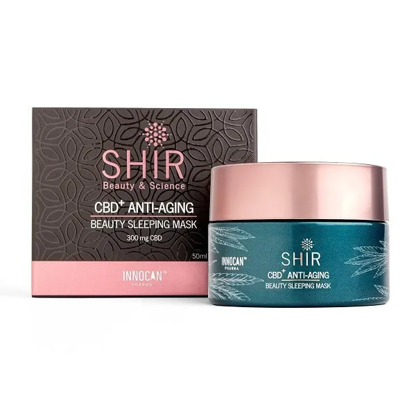 Nočná maska na redukciu vrások s CBD SHIR 50ml