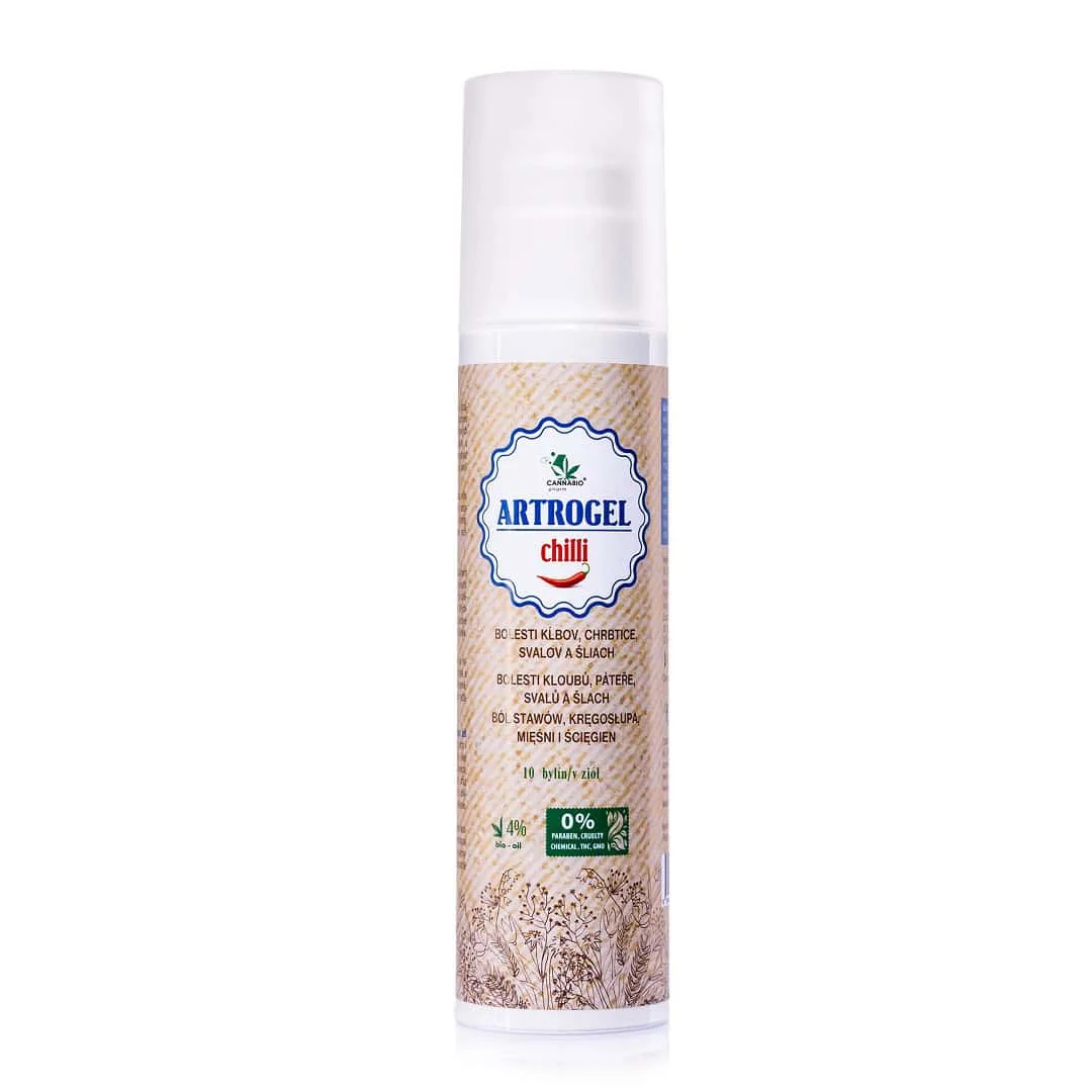 Artrogel Chilli (hrejivý) CANNABIO pharm 200ml