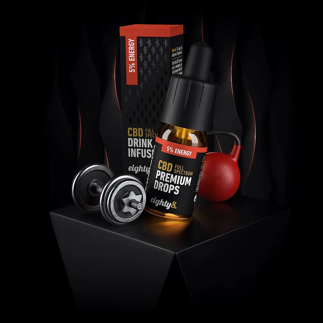 Energy CBD kvapky 5% eighty8 10ml