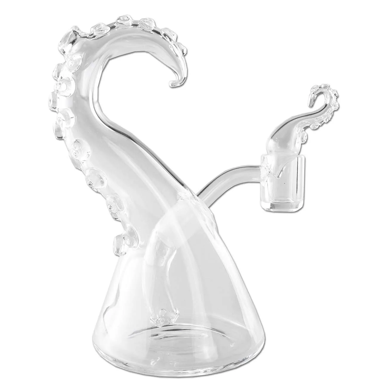Dab rig „chápadlo" z číreho skla 17 cm
