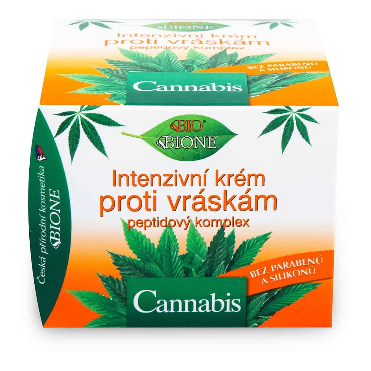 Intenzívny krém proti vráskam z konope Bione, 51ml