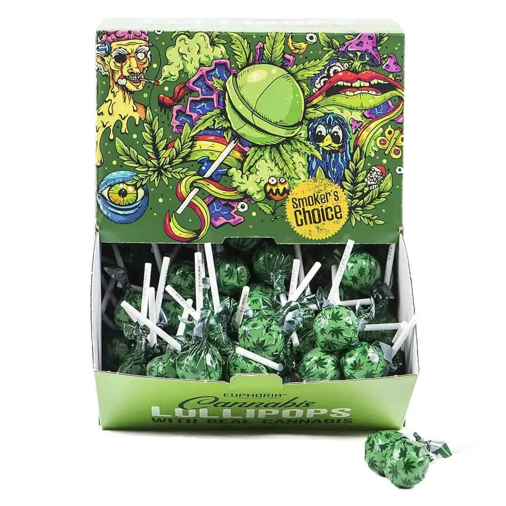 Lízanka s príchuťou konope EUPHORIA 12g