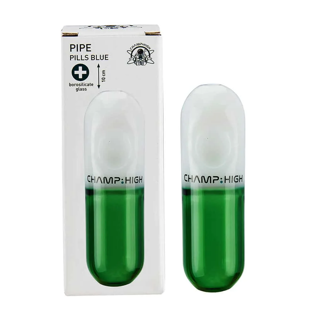 CHAMP HIGH sklenená fajka PILL PIPE 10cm