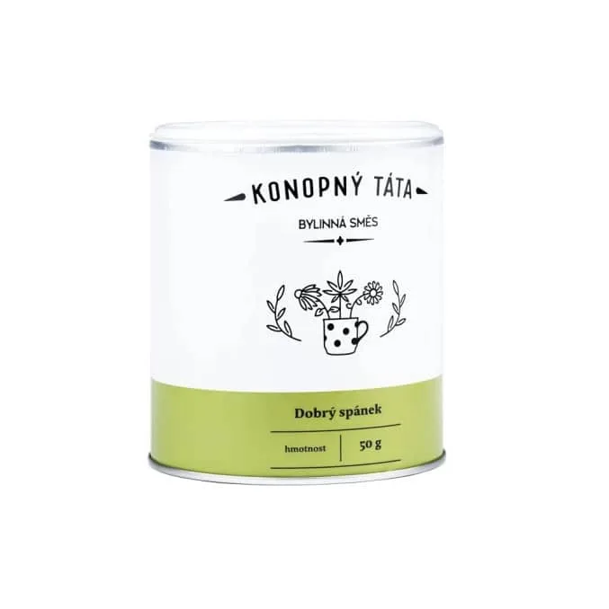 Konopný čaj Dobrý spánok Konopný Táta 50g
