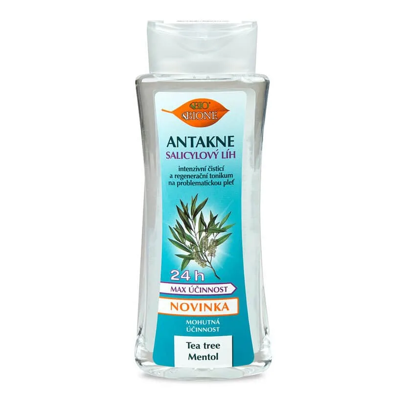 Antakne salicylový lieh s Tea tree a mentolom Bione 255ml