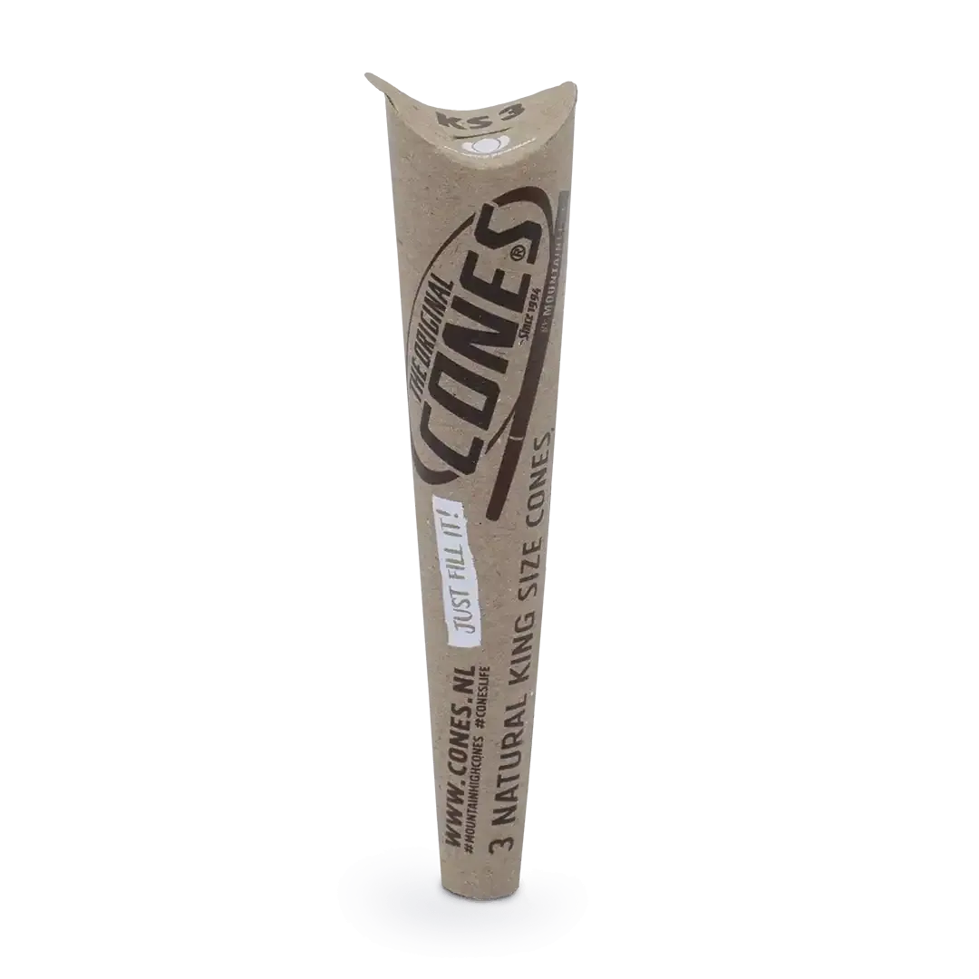 CONES dutinky KING SIZE 3x NATURAL
