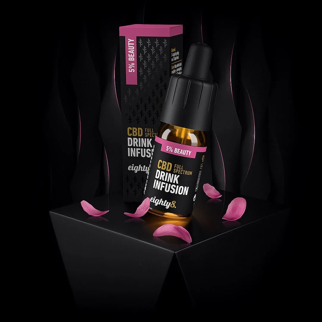 Beauty CBD kvapky 5% eighty8 10ml