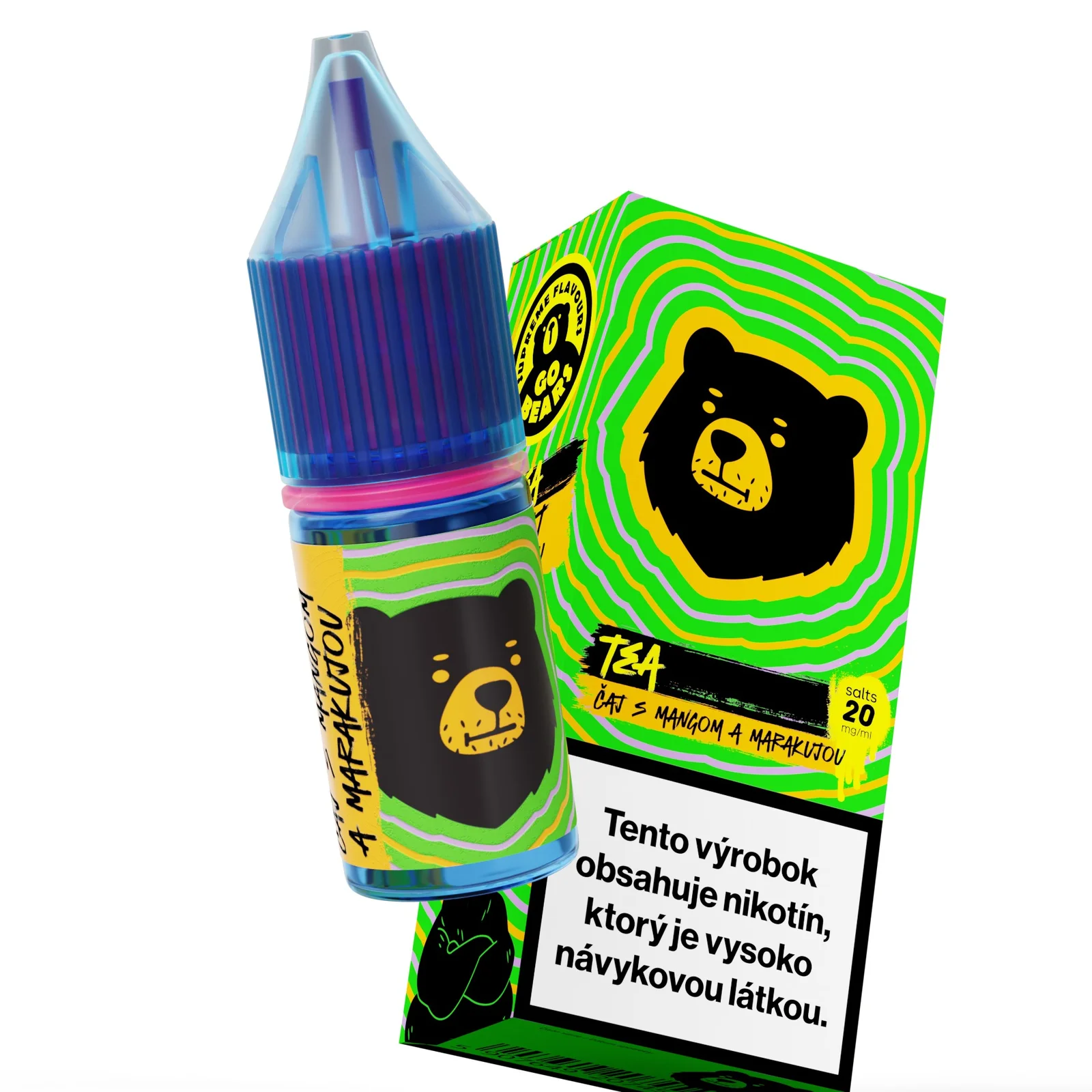 E-liquid s nikotínom Go Bears Tea 20mg/ml