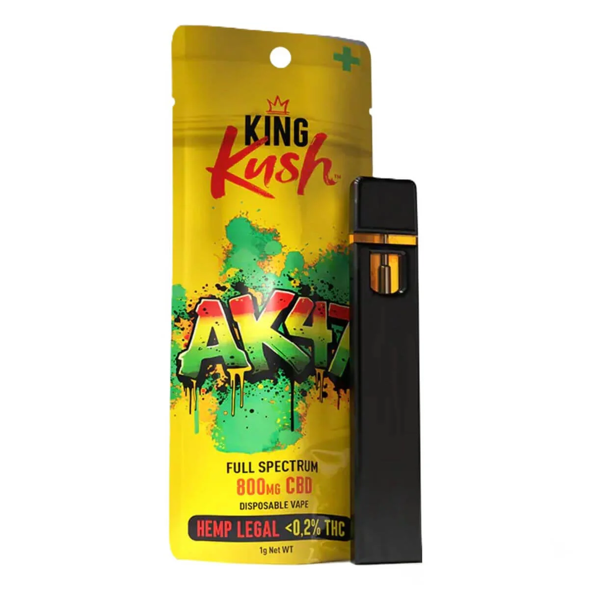 KC AK-47 King Kush XL vape,1ml