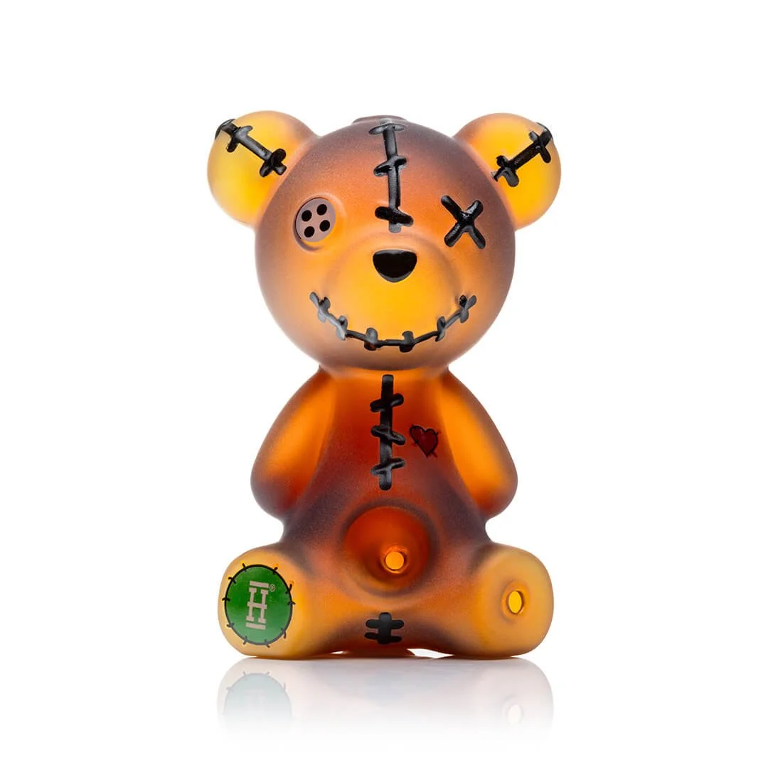 Sklenená fajka Scare Bears Teddy Bear HEMPER 11 cm