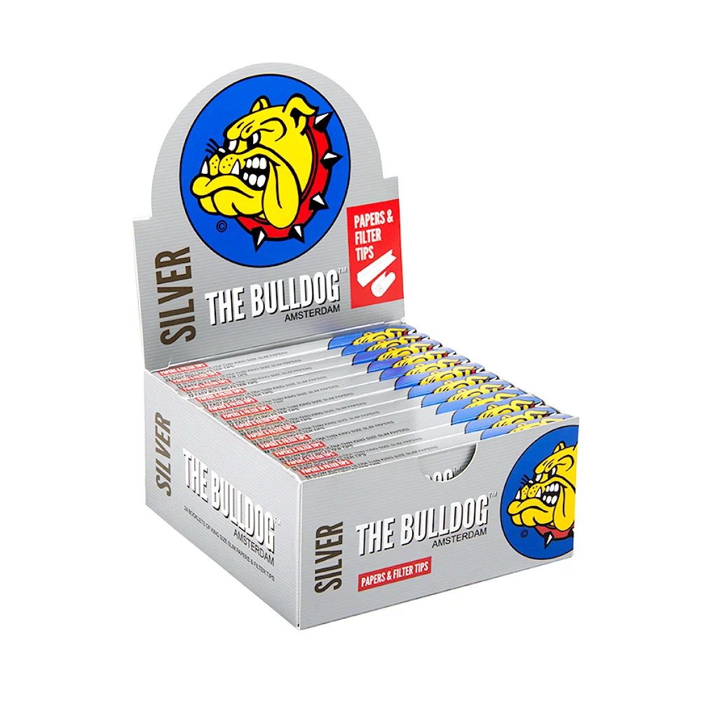 The Bulldog Silver King Size Slim papieriky + filtre
