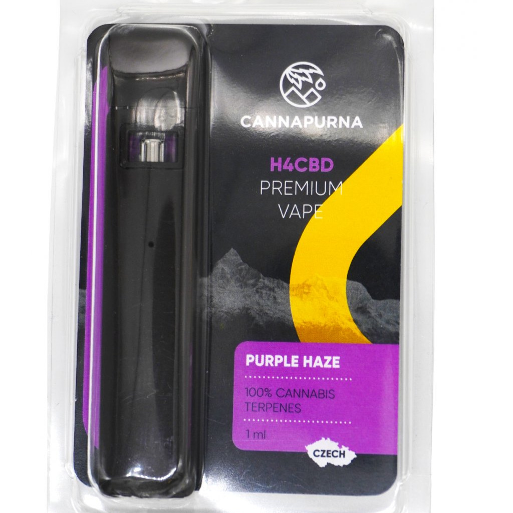 Purple Haze H4-CBD vape pen 95% Cannapurna ⋆ CBDpredajna.sk
